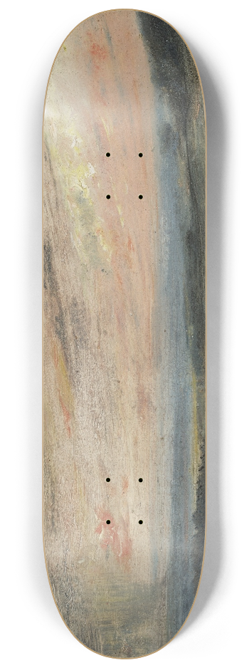 John Constable - Hampstead Heath, with Pond and Bathers 8.25 inch art skate deck