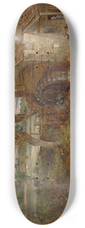 John Constable - Parham Mill, Gillingham 8.25 inch art skate deck