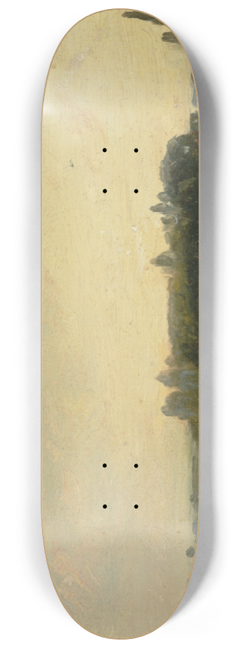 John Constable - View Towards the Rectory, East Bergholt 8.25 inch art skate deck