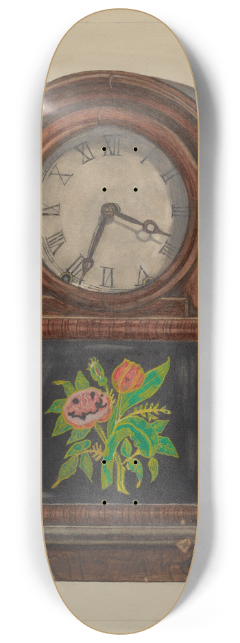 John Cutting - Mantle Clock 8.25 inch art skate deck