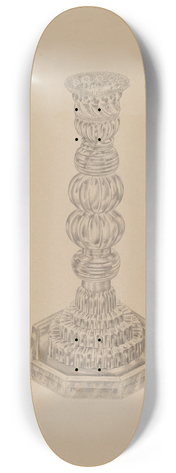 John Dana - Candlestick 8.25 inch art skate deck