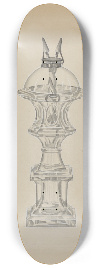 John Dana - Lamp 8.25 inch art skate deck