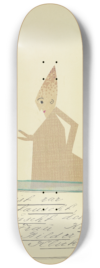 John Elsas - Geld ist rar  8.25 inch art skate deck