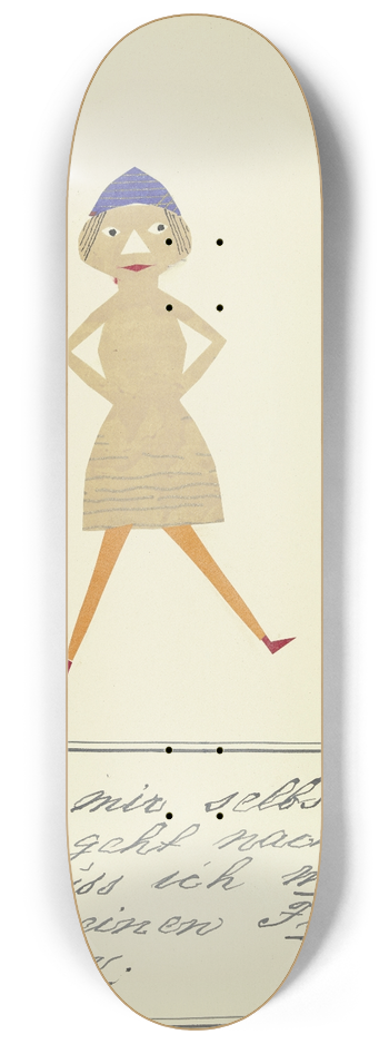 John Elsas - Wenns mit selbst nicht geht nach Willen  8.25 inch art skate deck