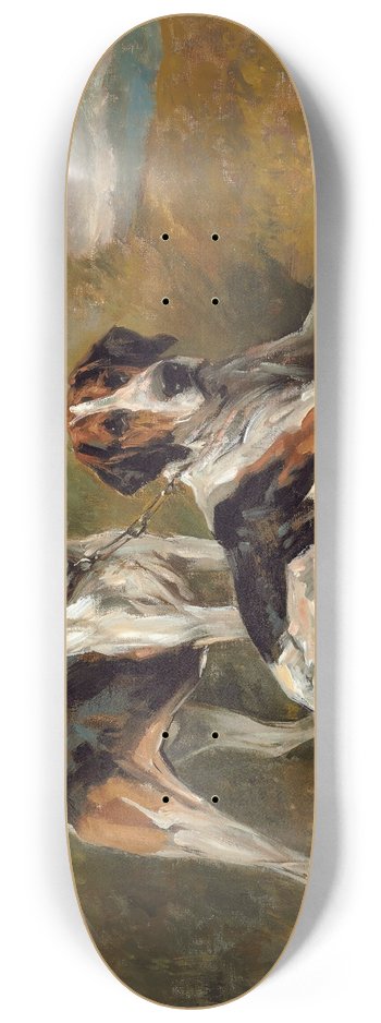 John Emms - Two Hounds Resting 8.25 inch art skate deck