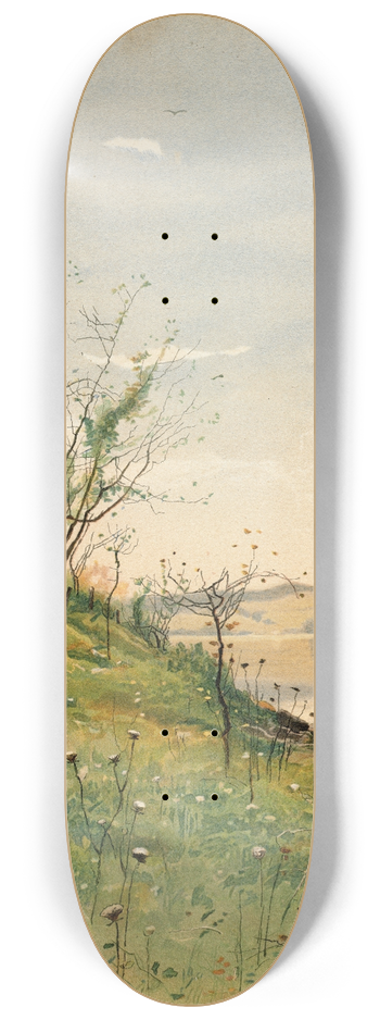 John Francis Murphy - Spring landscape 8.25 inch art skate deck