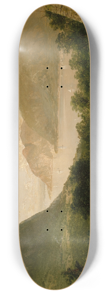 John Frederick Kensett - Hudson River Scene 8.25 inch art skate deck