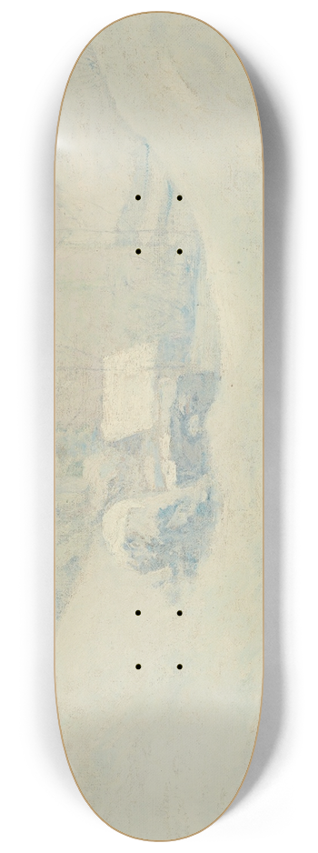 John Henry Twachtman - Snow 8.25 inch art skate deck
