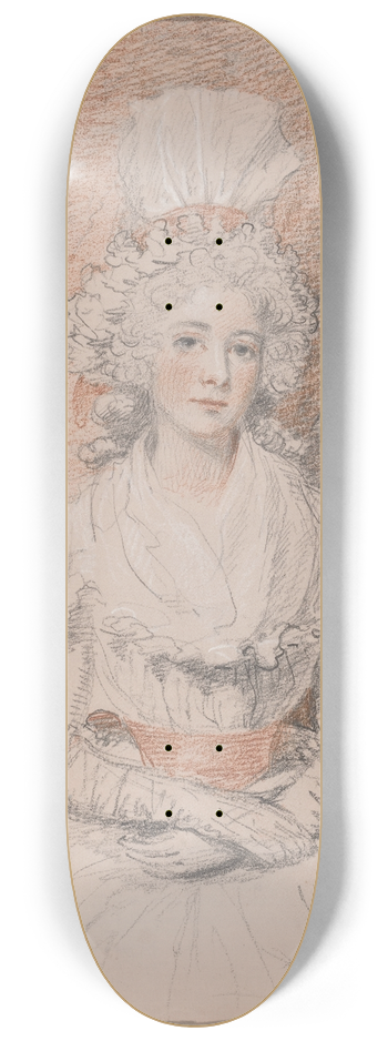 John Hoppner - Miss Frances Beresford 8.25 inch art skate deck