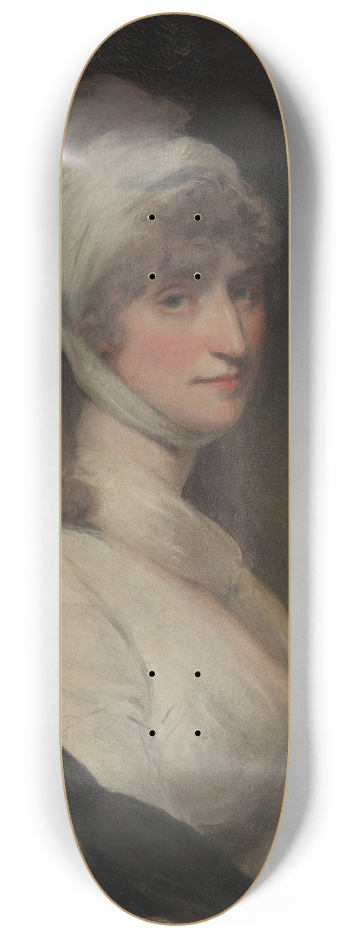 John Hoppner - Mrs. Thomas Pechell (Charlotte Clavering, died 1841) 8.25 inch art skate deck