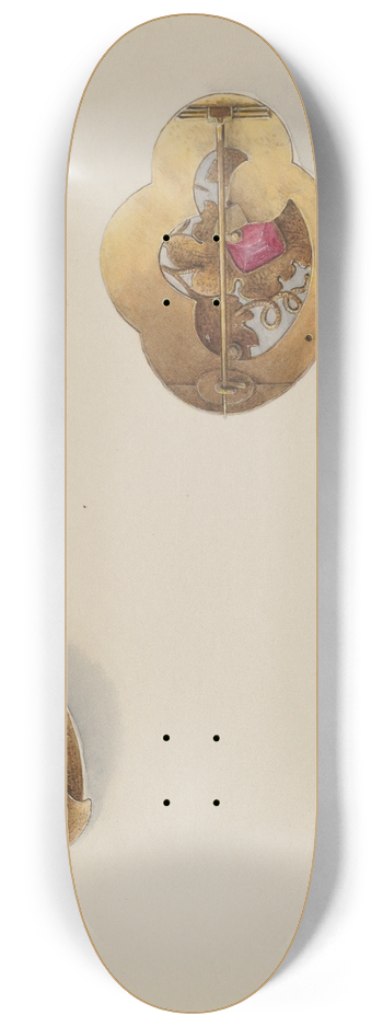 John H. Tercuzzi - Brooch 8.25 inch art skate deck