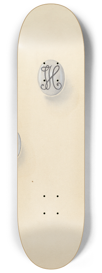 John H. Tercuzzi - Jewelry Button 8.25 inch art skate deck