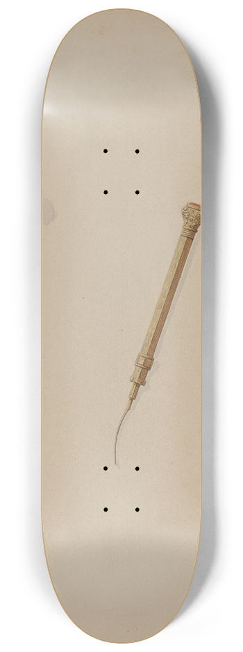 John H. Tercuzzi - Toothpick 8.25 inch art skate deck