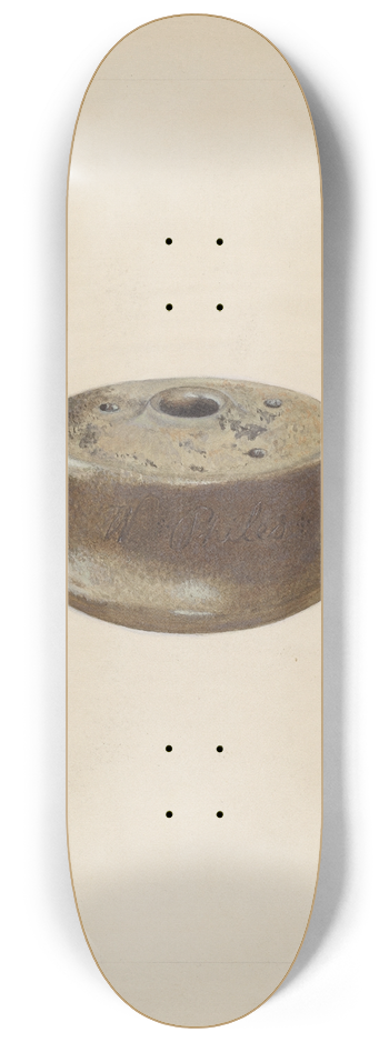 John Jordan - Ceramic Ink Well 8.25 inch art skate deck