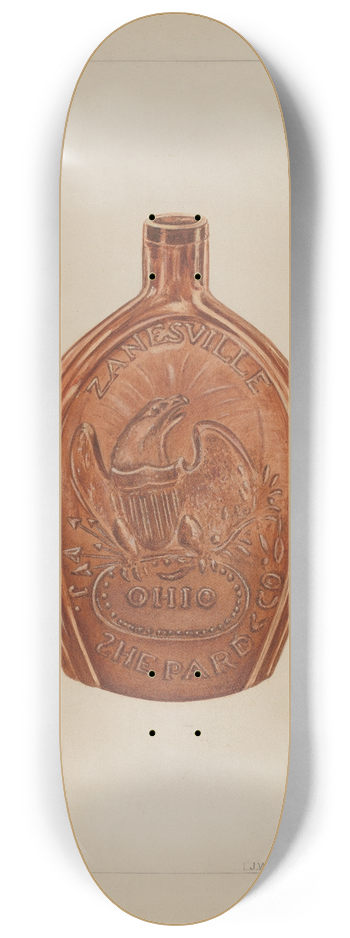 John Jordan - Flask 8.25 inch art skate deck