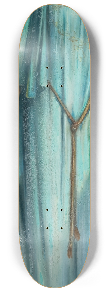 John Knowles Hare - Overlooking the Garden 8.25 inch art skate deck