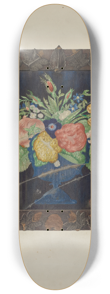 John Koehl - Tin Foil Still Life and Frame 8.25 inch art skate deck