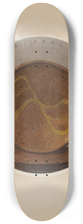 John Matulis - Small Plate or Saucer 8.25 inch art skate deck