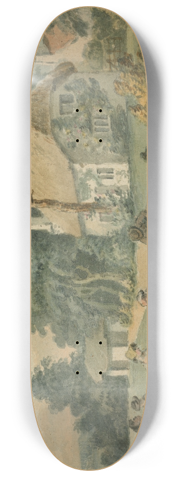 John Nixon - Binstead Parsonage, Isle of Wight 8.25 inch art skate deck
