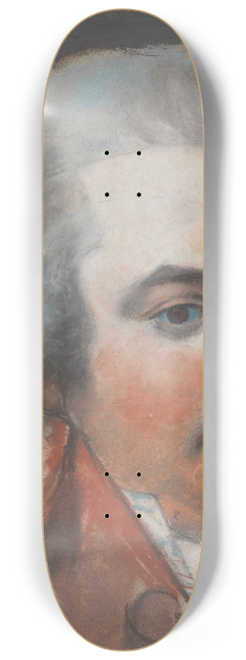 John Russell - Head of a Man 8.25 inch art skate deck