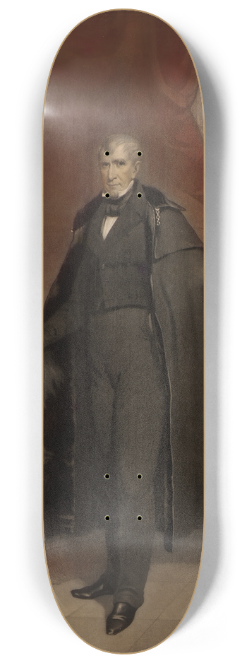 John Sartain - William Henry Harrison 8.25 inch art skate deck