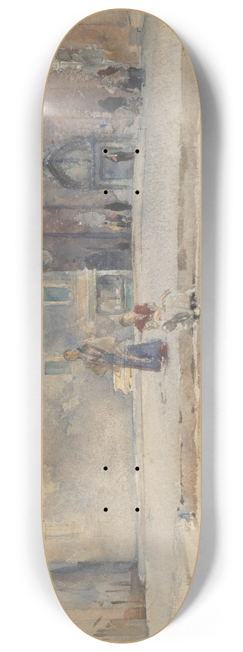 John Singer Sargent - Campo dei Frari, Venice 8.25 inch art skate deck