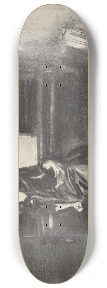 John Singer Sargent - Lady at thePiano 8.25 inch art skate deck