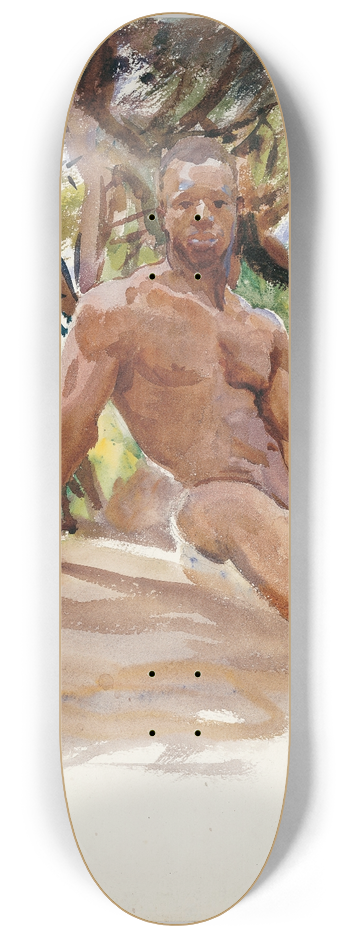 John Singer Sargent - Man and Trees, Florida 8.25 inch art skate deck