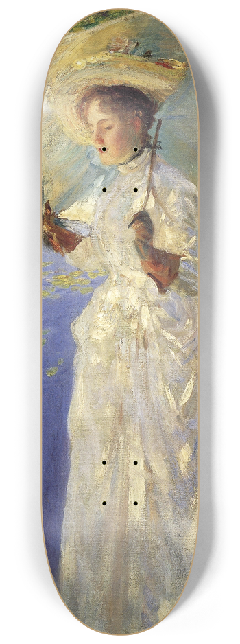 John Singer Sargent - Morning Walk 8.25 inch art skate deck
