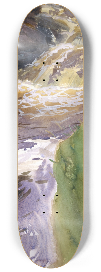 John Singer Sargent - Rushing Water 8.25 inch art skate deck