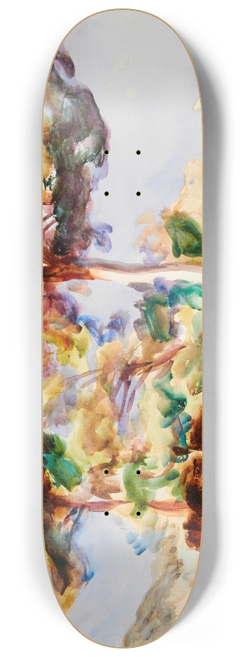 John Singer Sargent - Trees 8.25 inch art skate deck