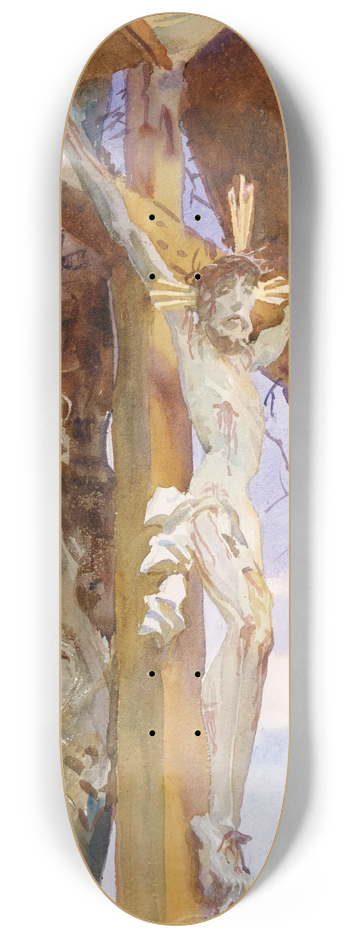John Singer Sargent - Tyrolese Crucifix 8.25 inch art skate deck