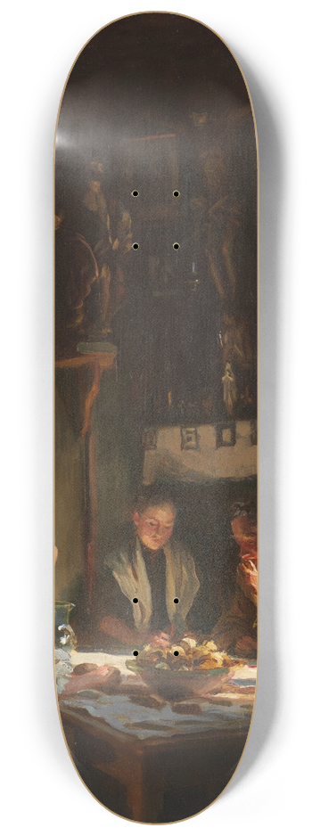 John Singer Sargent - Tyrolese Interior 8.25 inch art skate deck