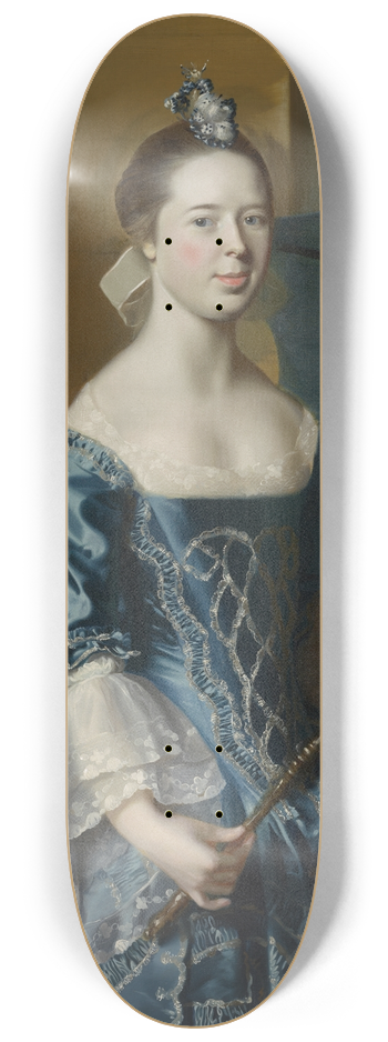 John Singleton Copley - Mrs. Benjamin Pickman (Mary Toppan) 8.25 inch art skate deck