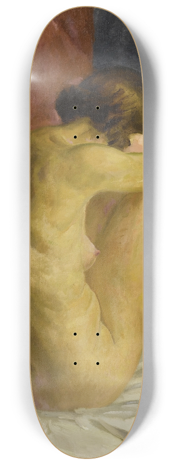 John Sloan - Nude Glancing Back 8.25 inch art skate deck