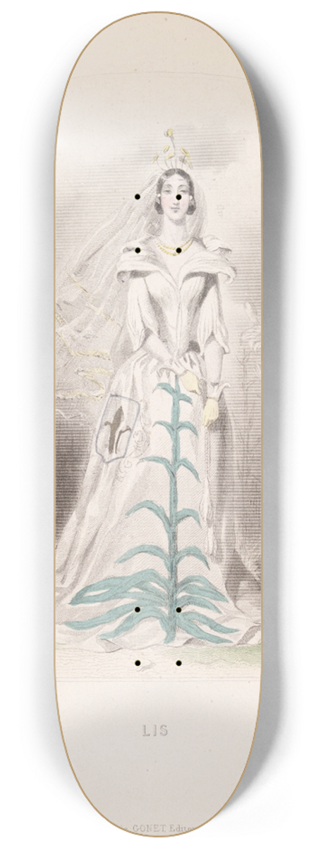 J. J. Grandville - Lis 8.25 inch art skate deck