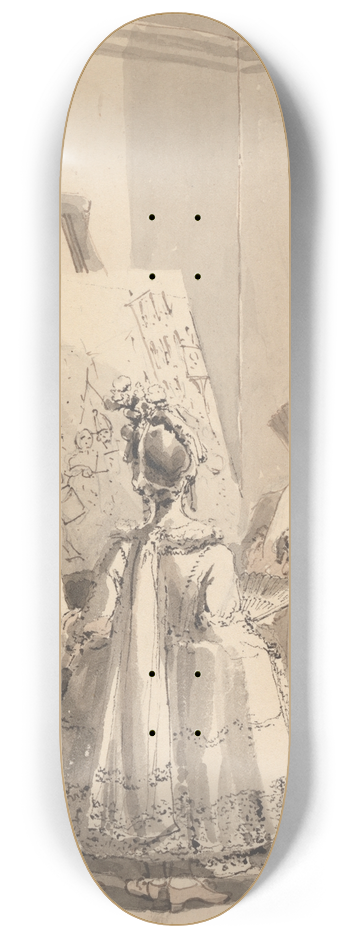 John Thomas Smith - The Reconcilation 8.25 inch art skate deck