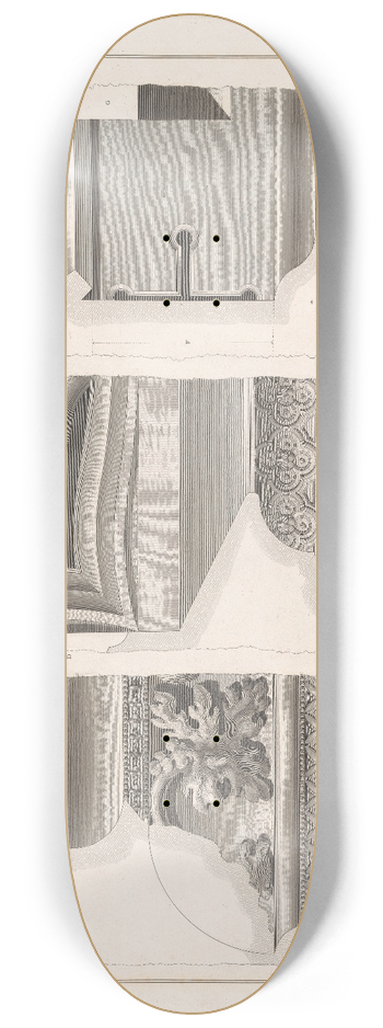 John Topham - Plate XI: St Stephens Chapel 8.25 inch art skate deck