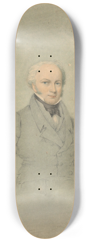 John Vanderlyn - Portrait of Martin van Buren 8.25 inch art skate deck