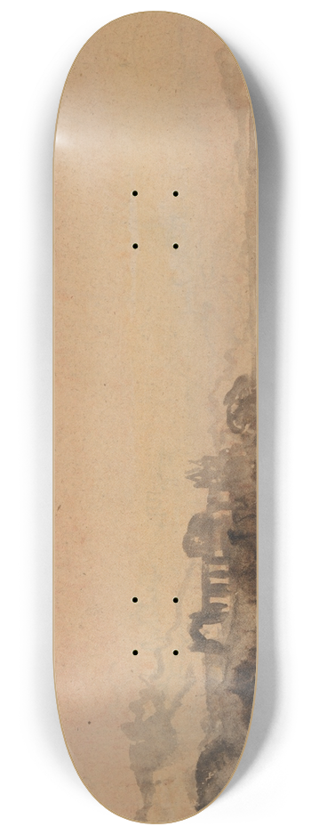 John Varley - Romantic Composition 8.25 inch art skate deck