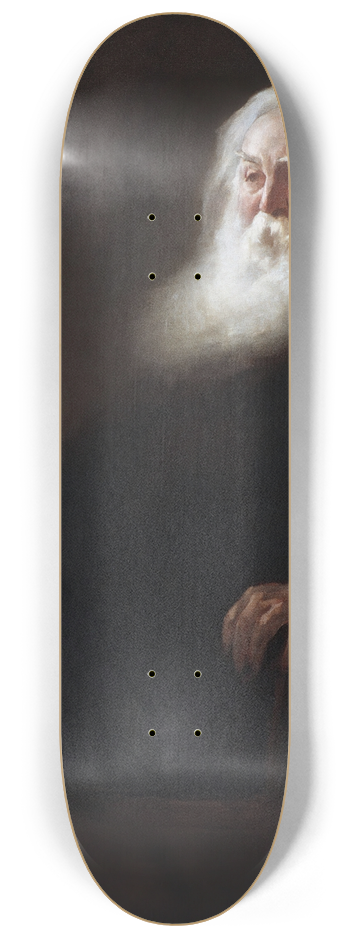 John White Alexander - Walt Whitman 8.25 inch art skate deck