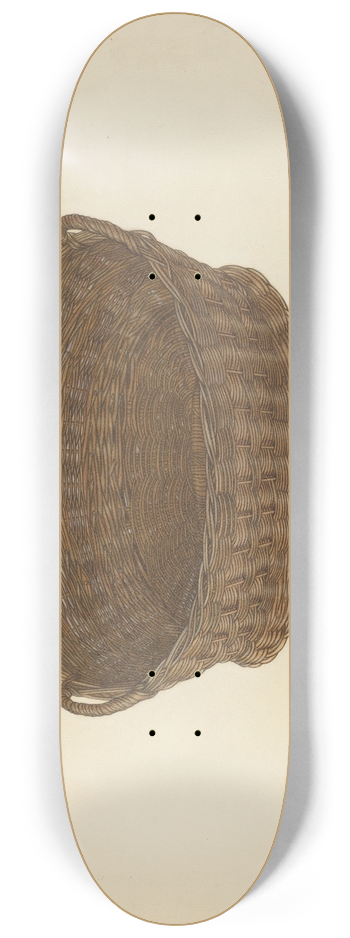 John Wilkes - Zoar Sewing Basket 8.25 inch art skate deck