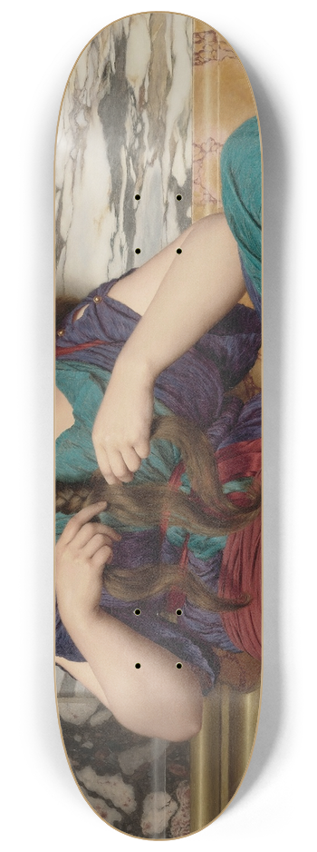 John William Godward - A Congenial Task 8.25 inch art skate deck