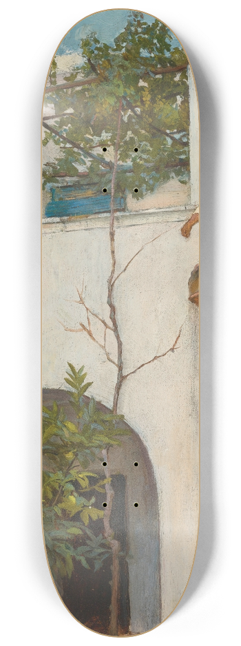 John William Waterhouse - Lady On A Balcony, Capri 8.25 inch art skate deck