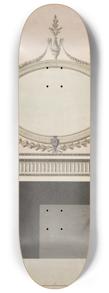John Yenn - Design for a Chimneypiece 8.25 inch art skate deck