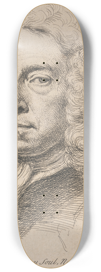 Jonathan Richardson the Elder - Jonathan Richardson, Sr. 8.25 inch art skate deck