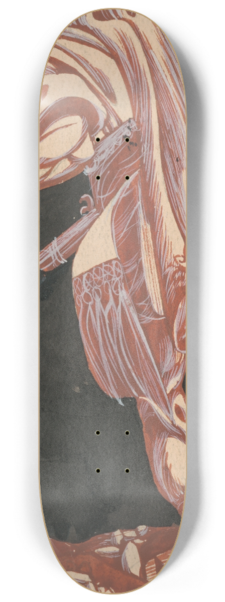 Jn Novk - Cover Design for tefan Grfs Book Jur Jnoiak. 8.25 inch art skate deck