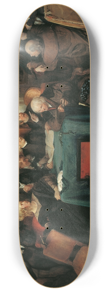 Josef Danhauser - Die Testamentserffnung 8.25 inch art skate deck