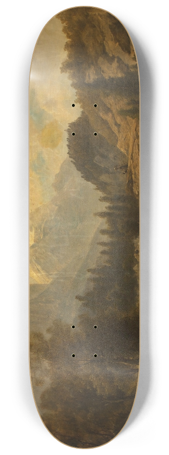 Josef Kriehuber - Waldlandschaft 8.25 inch art skate deck