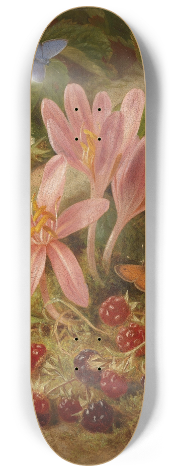 Josef Lauer - Herbstblume mit Brombeeren 8.25 inch art skate deck